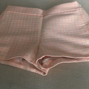 J Crew pink and orange shorts. Size 4.
